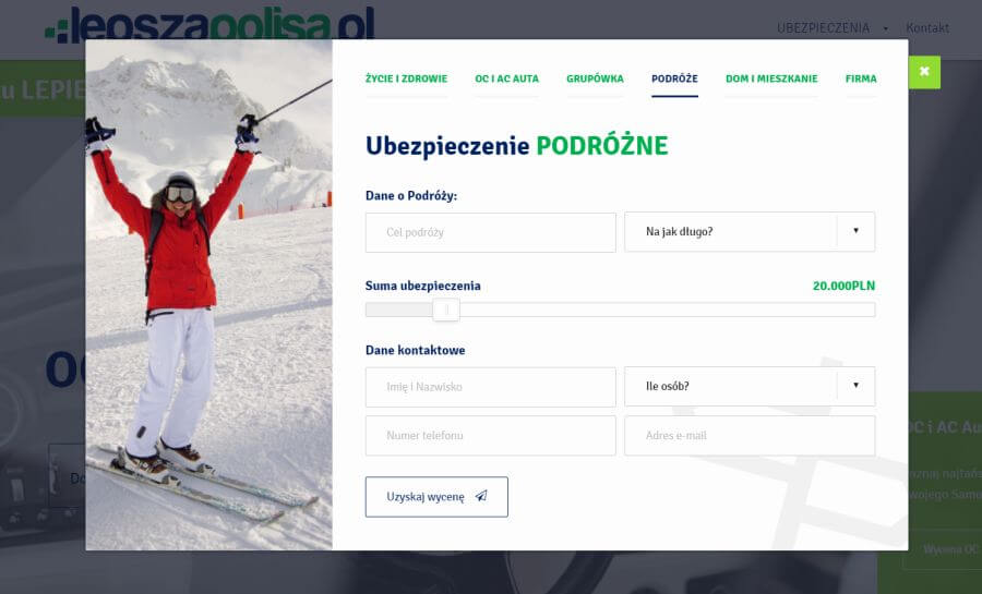 Screen 3 strony lepszapolisa.pl